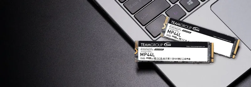 Teamgroup MP44L M.2 2280 500GB PCIE 4.0 X4 NVME 1.4 TLC Internal SSD w/ Heat Dissipating Graphene SSD Label (TM8FPK500G0C101)