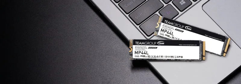 Teamgroup MP44L M.2 2280 1TB PCIE 4.0 X4 NVME 1.4 TLC Internal SSD w/ Heat Dissipating Graphene SSD Label (TM8FPK001T0C101)