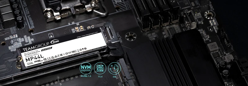 Teamgroup MP44L M.2 2280 1TB PCIE 4.0 X4 NVME 1.4 TLC Internal SSD w/ Heat Dissipating Graphene SSD Label (TM8FPK001T0C101)