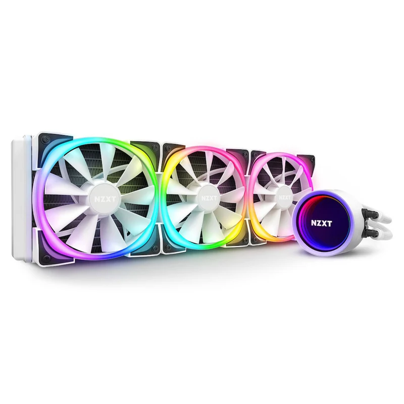 NZXT Kraken X73 RGB 360MM Liquid Cooler (Matte White) (RL-KRX73-RW)