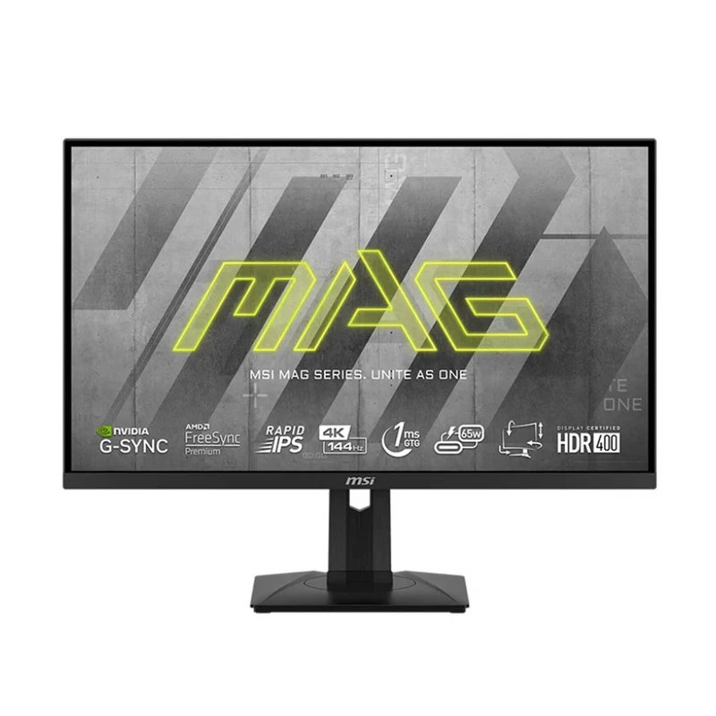 MSI MAG 274UPF 27" UHD Rapid IPS 144Hz 1ms GTG Freesync Premium G-Sync Compatible Flat Gaming Monitor