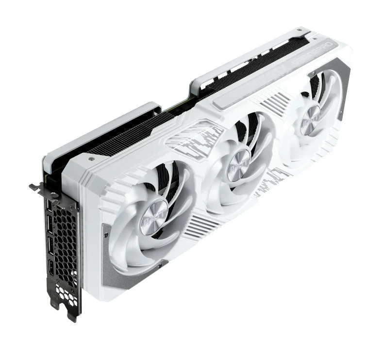 Palit GeForce RTX 4070 TI GamingPro OC 12GB GDDR6X 192Bit 3-DP HDMI Graphics Card (White)