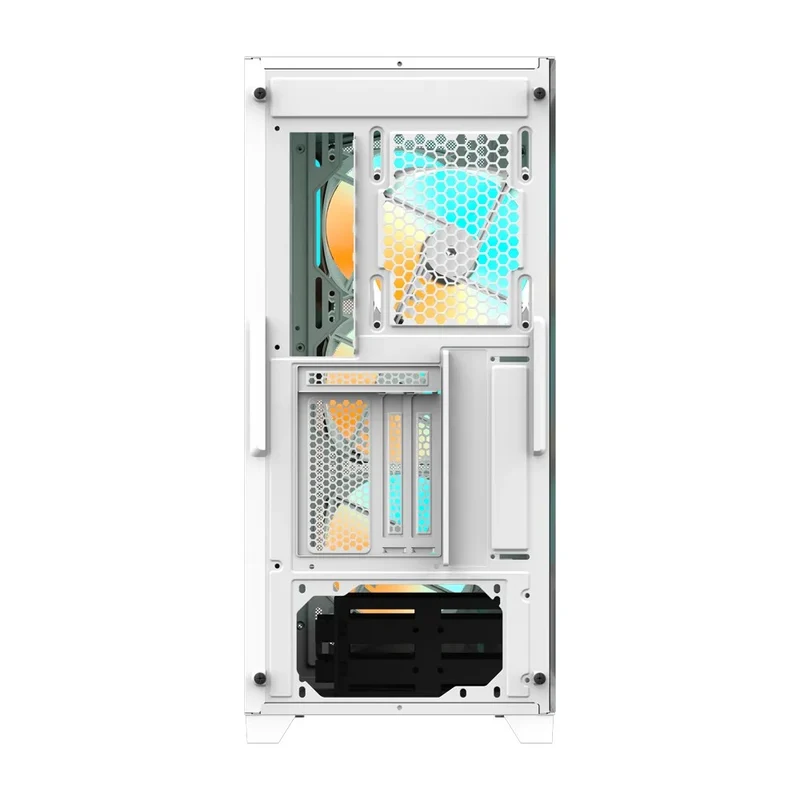 Gigabyte C301 V2 Tempered Glass RGB Mid-Tower 4X ARGB PWM Fan ATX Case (White) (GB-C301GW-V2)