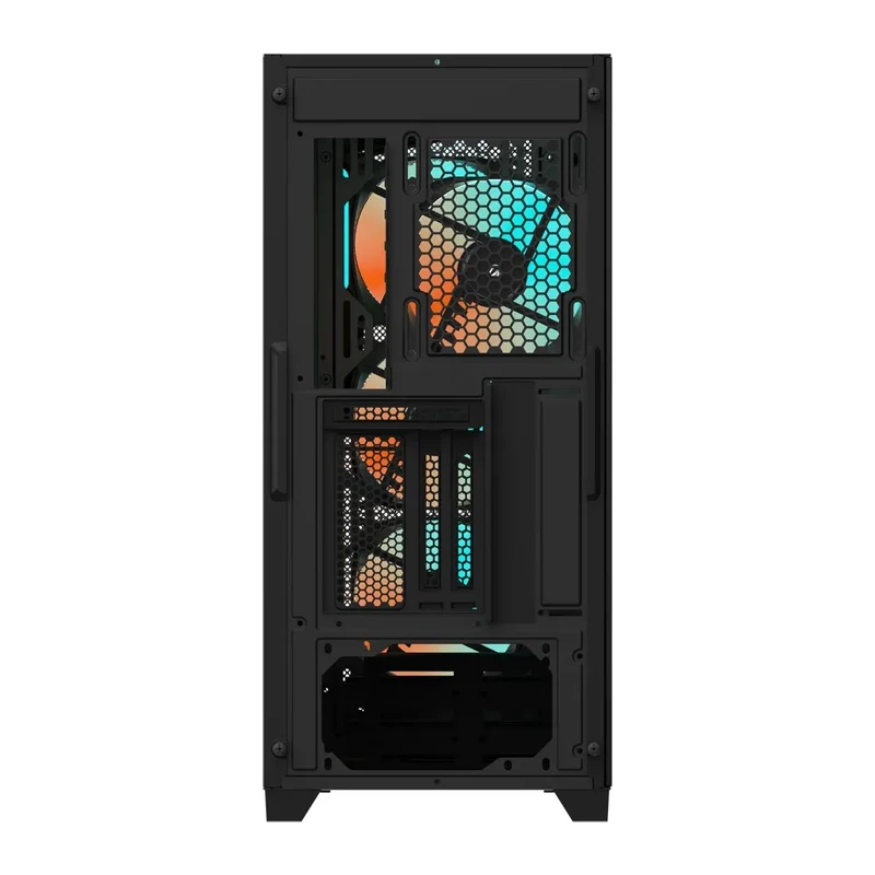 Gigabyte C301 V2 Tempered Glass RGB Mid-Tower 4X ARGB PWM Fan ATX Case (Black) (GB-C301G-V2)