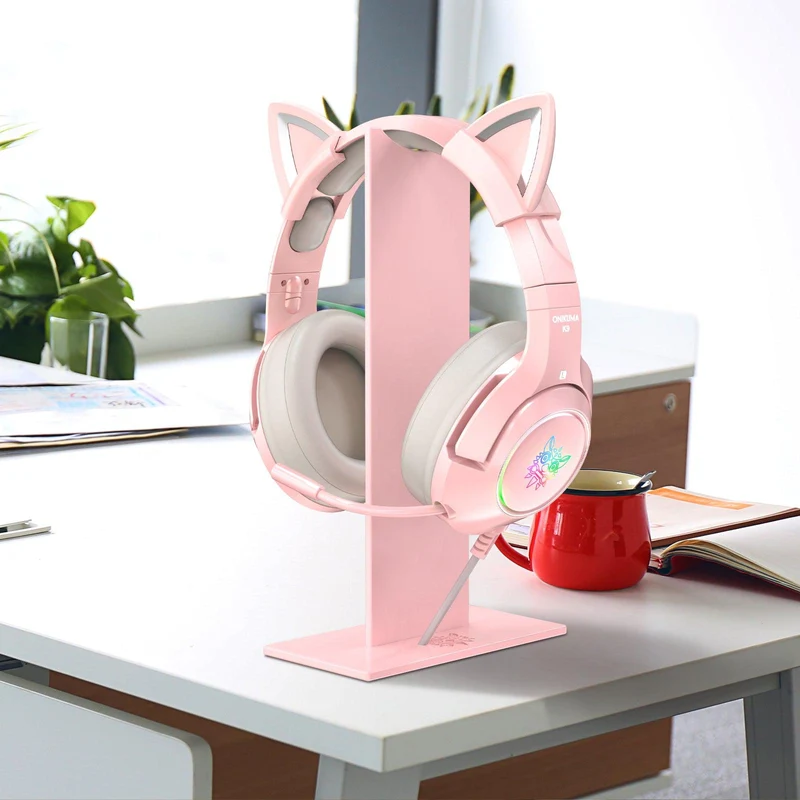 Onikuma ST-1 Stable Anti-Slip Headphone Stand (Pink)