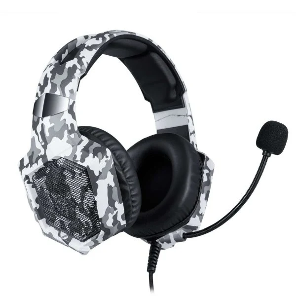 Onikuma K8 Gaming Headset With Mic And Noise Cancelling (Camouflage White)