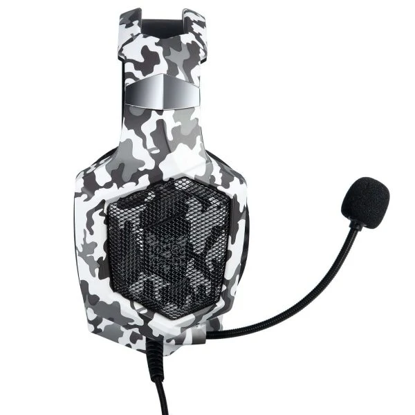 Onikuma K8 Gaming Headset With Mic And Noise Cancelling (Camouflage White)
