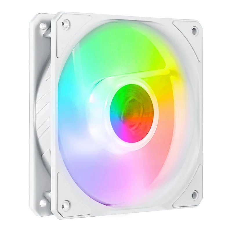 Cooler Master Sickleflow 120 ARGB 3-IN-1 Cooling Fan With New Silent Driver IC (White Edition)
