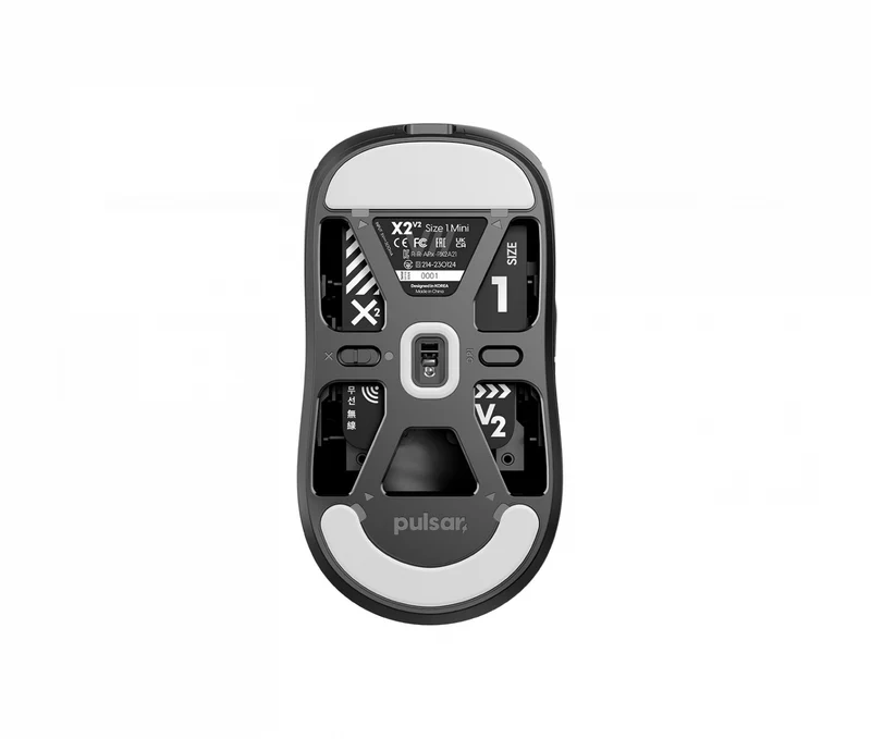 Pulsar X2V2 Symmetrical Wireless Gaming Mouse Size 1 (Black) (PX2211)