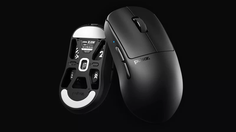 Pulsar X2H Ultralight Wireless Symmetrical eSports Mouse Size 2 (Black) (PX2H21)