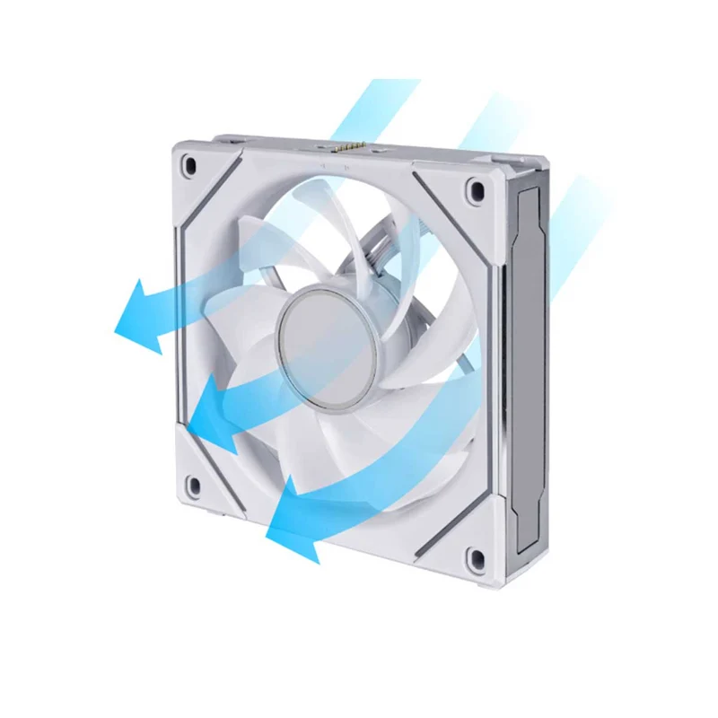 Lian Li Uni Fan SL-Infinity 120 RGB Revolutionized Daisy-Chain Reverse Blade Single Pack (UF-RSLIN120-1W) (White)