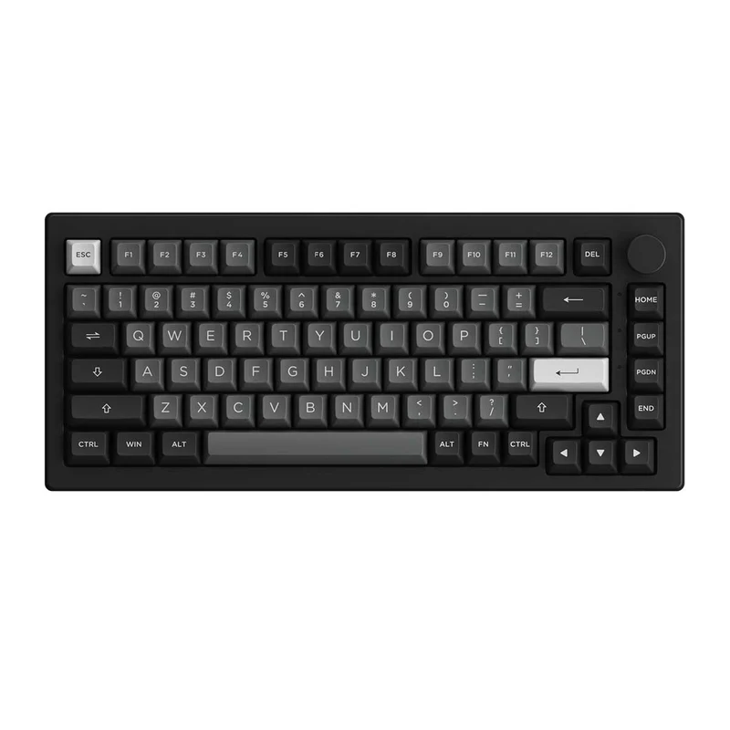 Akko Black & Silver 5075B Plus Multi-Modes RGB Hot-Swappable Mechanical Keyboard