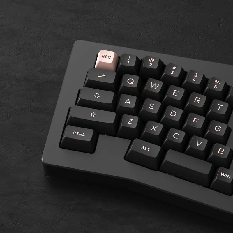 Akko ACR Pro Alice Plus RGB Hot-Swappable Mechanical Keyboard Spray Painted Black (Akko Crystal Switches)