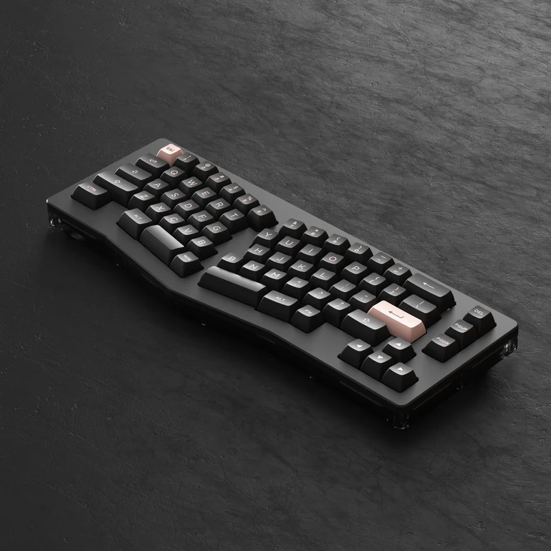 Akko ACR Pro Alice Plus RGB Hot-Swappable Mechanical Keyboard Spray Painted Black (Akko Crystal Switches)