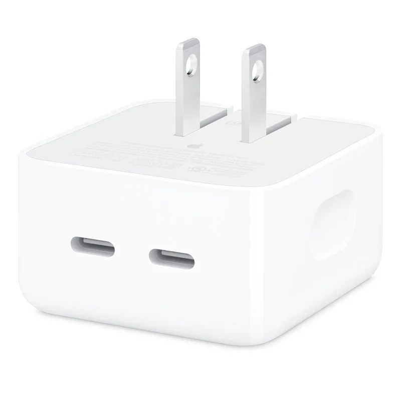 Apple 35W Dual USB-C Port Compact Power Adapter (MNWM3AM/A)