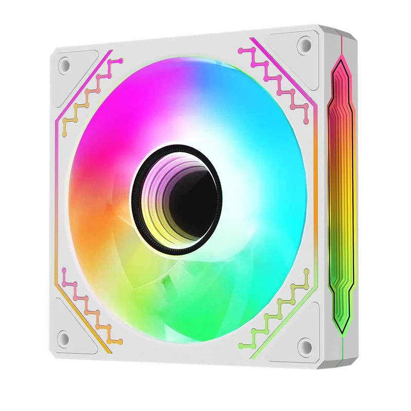 Coolman CM-03 Infinity Mirror LED A-RGB Cooling Fan (Single Pack)