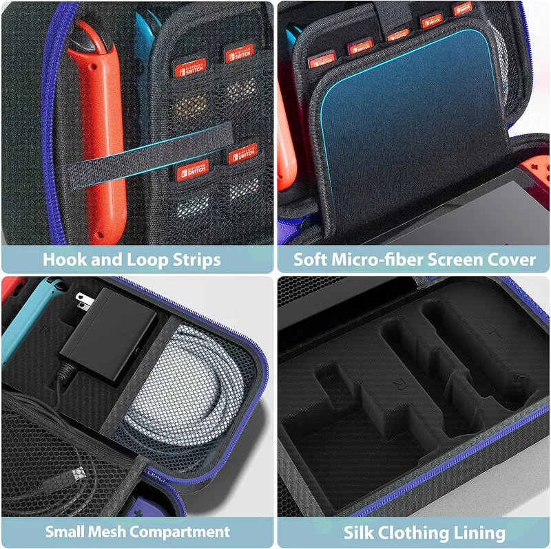 NSW OIVO Carry Case FOR N-Switch / N-Switch OLED (Blue) (IV-SW188)