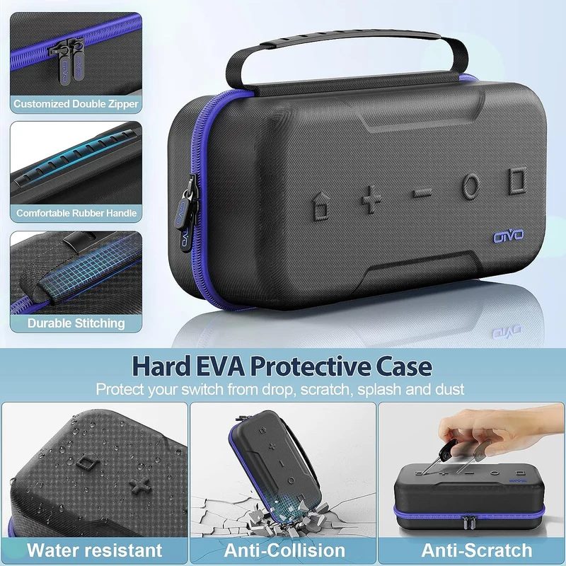 NSW OIVO Carry Case FOR N-Switch / N-Switch OLED (Blue) (IV-SW188)