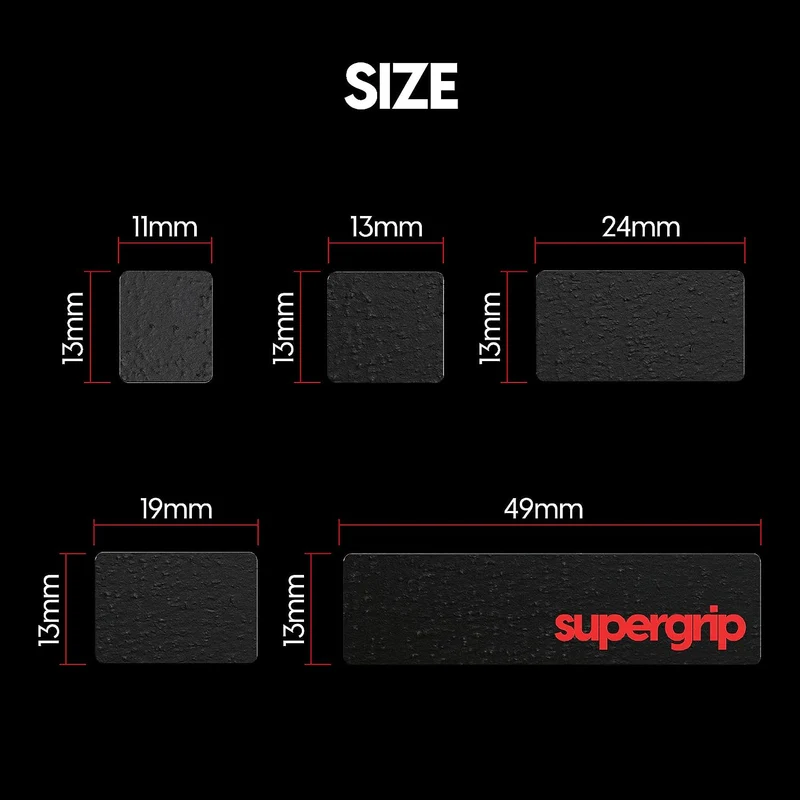 Pulsar Supergrip Universal Grip Tape Pre-Cut Sheet For Keyboard (SGDIY4)