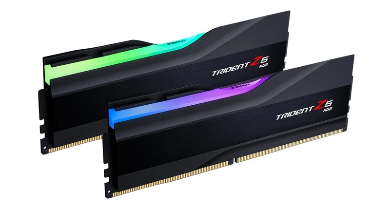 G.Skill Trident Z5 RGB 64GB (2X32GB) DDR5 Intel XMP 6400MHZ CL32-39-39-102 1.40V Desktop Memory (Matte Black) (F5-6400J3239G32GX2-TZ5RK)