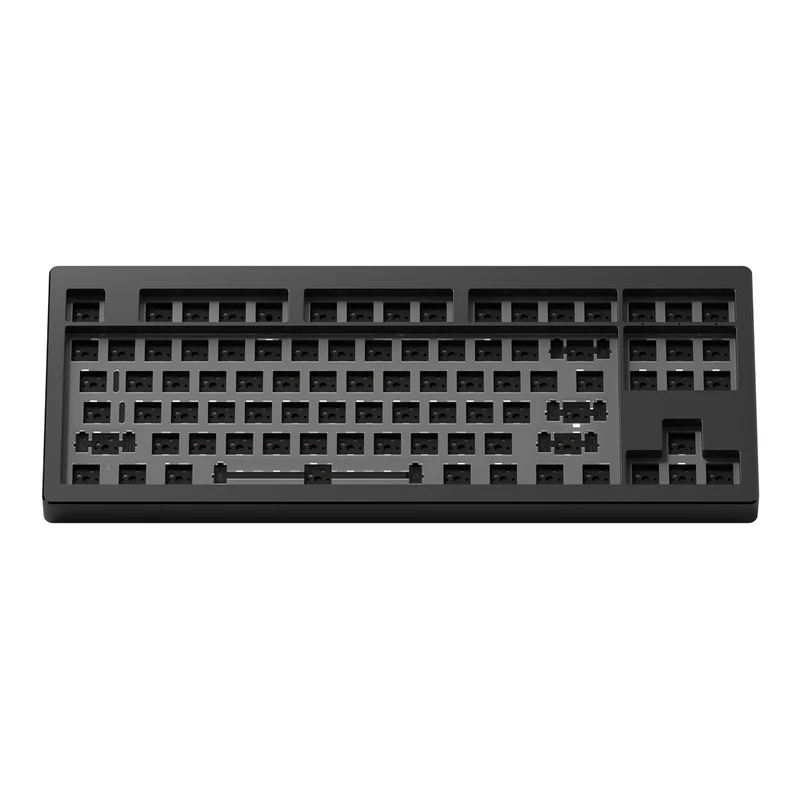 Monsgeek M3 QMK Aluminum Case Hot-Swappable Mechanical Keyboard Gasket DIY Kit (Black)