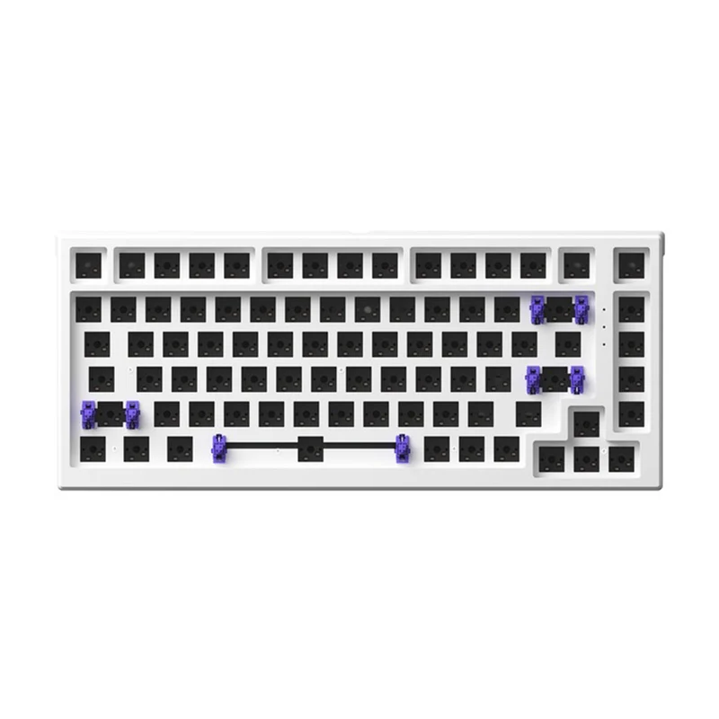 Monsgeek MG75W Hot-Swappable Mechanical Keyboard Barebone DIY Kit (White)