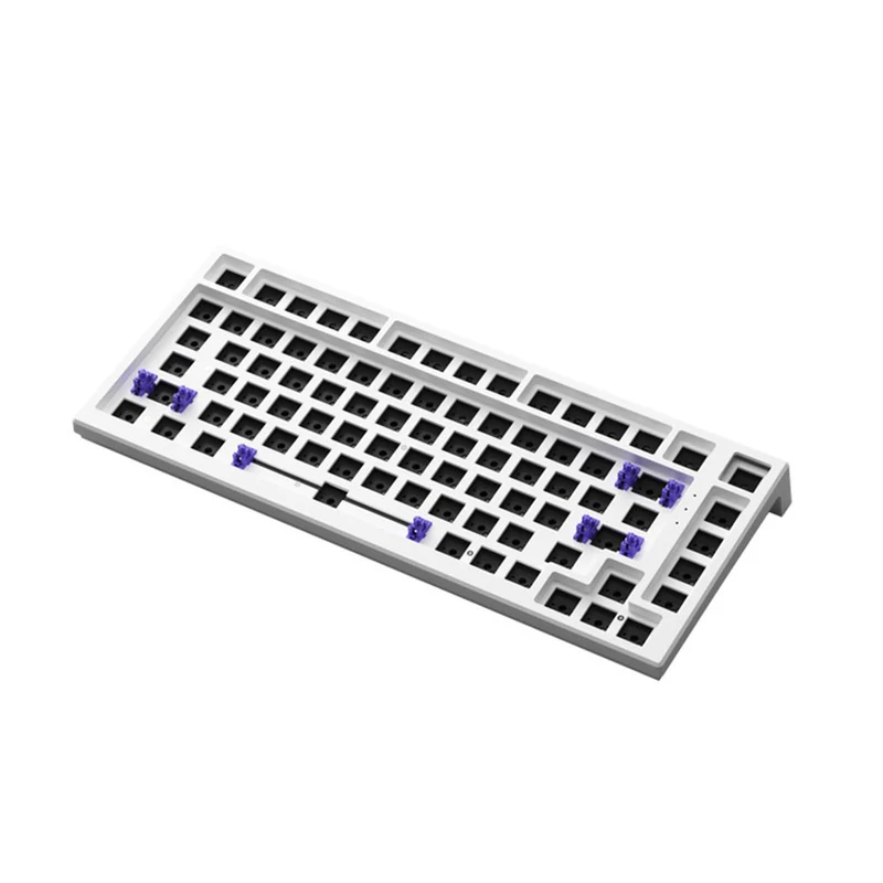 Monsgeek MG75W Hot-Swappable Mechanical Keyboard Barebone DIY Kit (White)