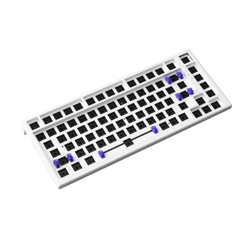 Monsgeek MG75W Hot-Swappable Mechanical Keyboard Barebone DIY Kit (White)