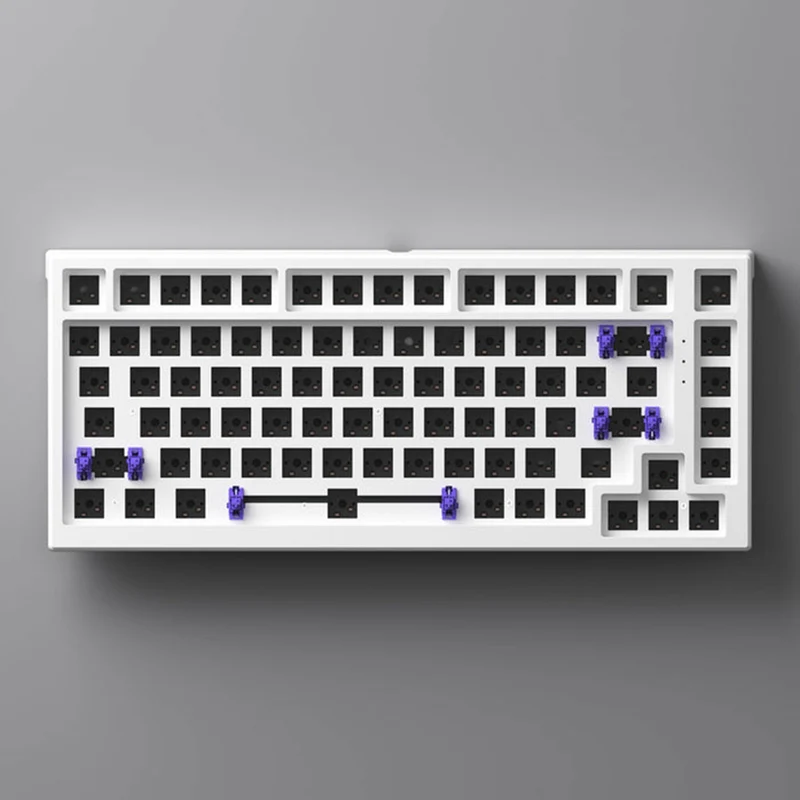 Monsgeek MG75W Hot-Swappable Mechanical Keyboard Barebone DIY Kit (White)