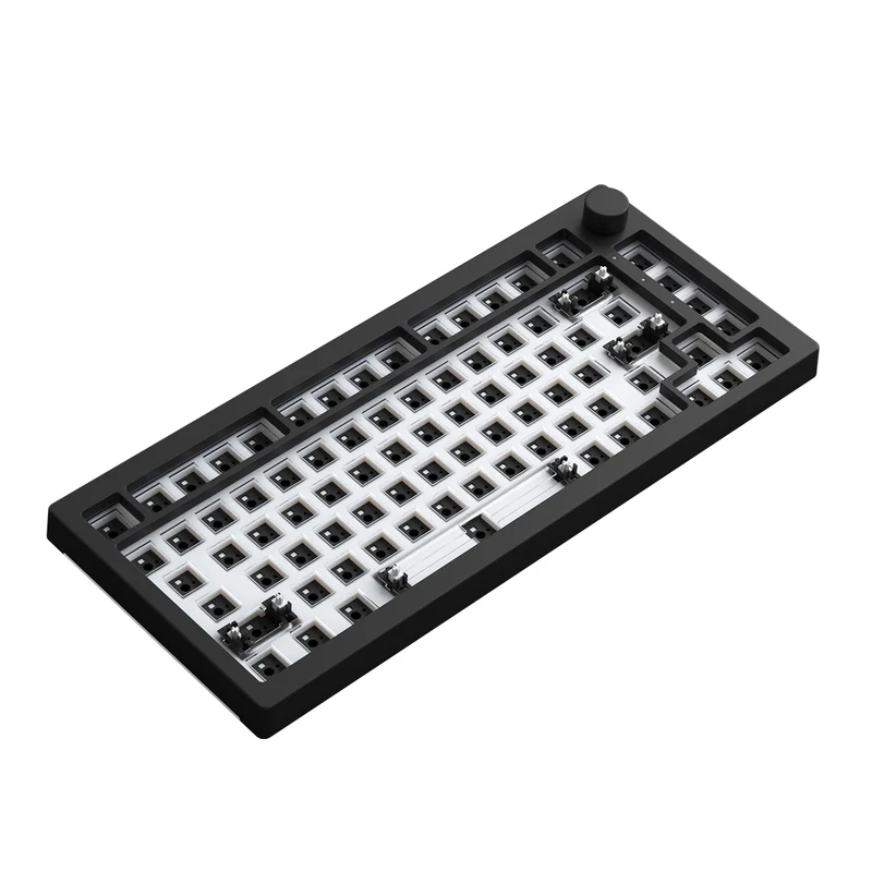 Akko 5075S VIA Barebone Custom Hot-Swappable Mechanical Keyboard DIY Kit Gasket Mount (Dark Night)