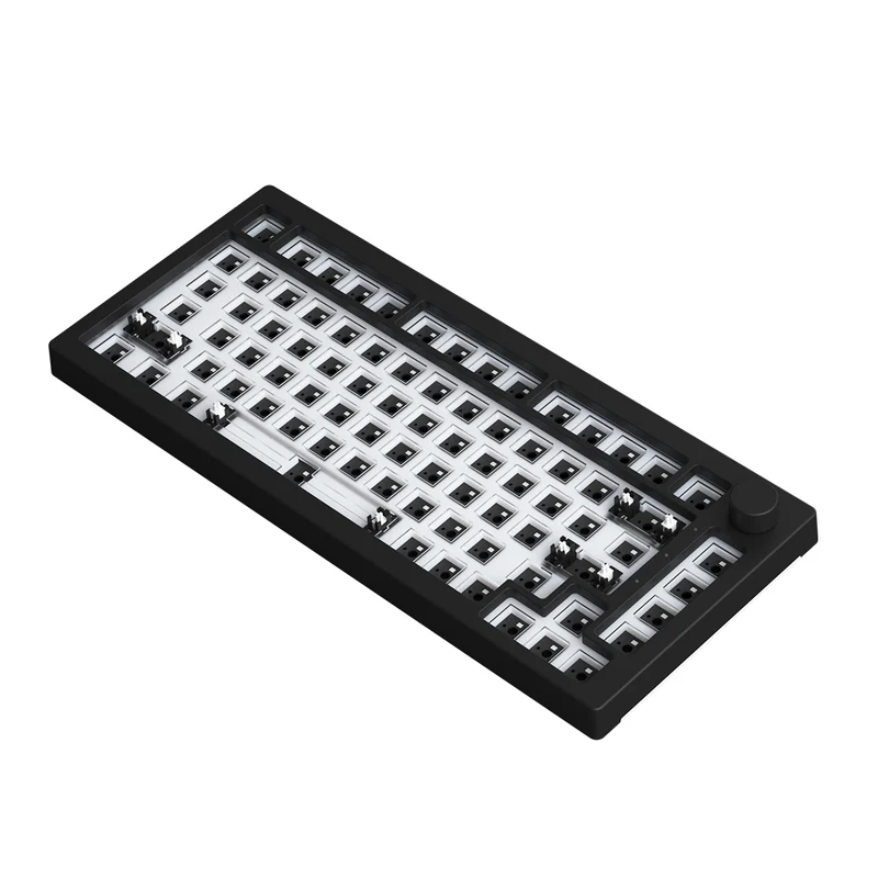 Akko 5075S VIA Barebone Custom Hot-Swappable Mechanical Keyboard DIY Kit Gasket Mount (Dark Night)