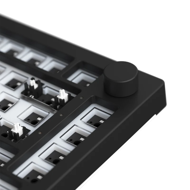 Akko 5075S VIA Barebone Custom Hot-Swappable Mechanical Keyboard DIY Kit Gasket Mount (Dark Night)
