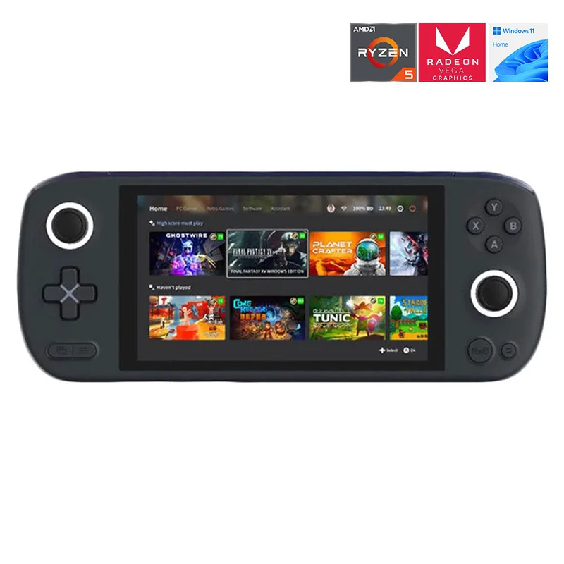 Ayaneo Air Pro AMD Ryzen 5 5560U 16GB + 512GB Handheld Gaming Console (Polar Black)