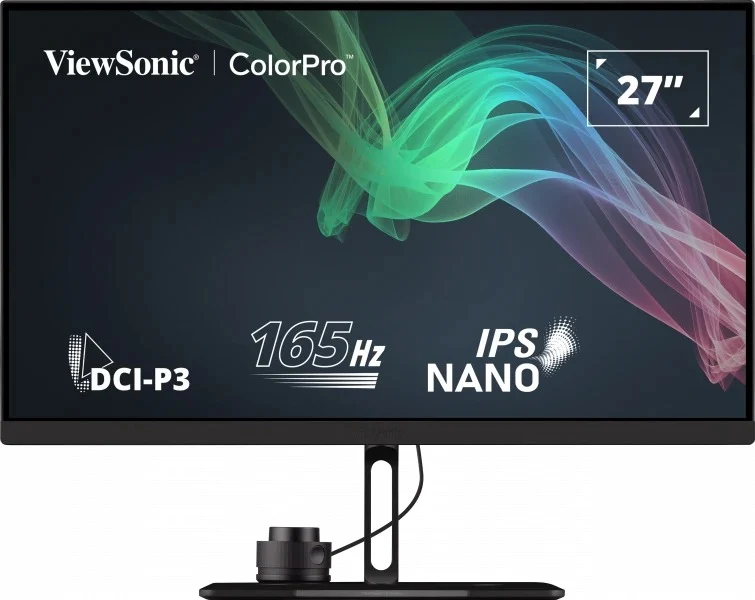 Viewsonic ColorPro VP2776 27" QHD 1440p 165Hz IPS Nano Color panel w/ Integrated Calibrator Pantone Validated Video Editing Monitor
