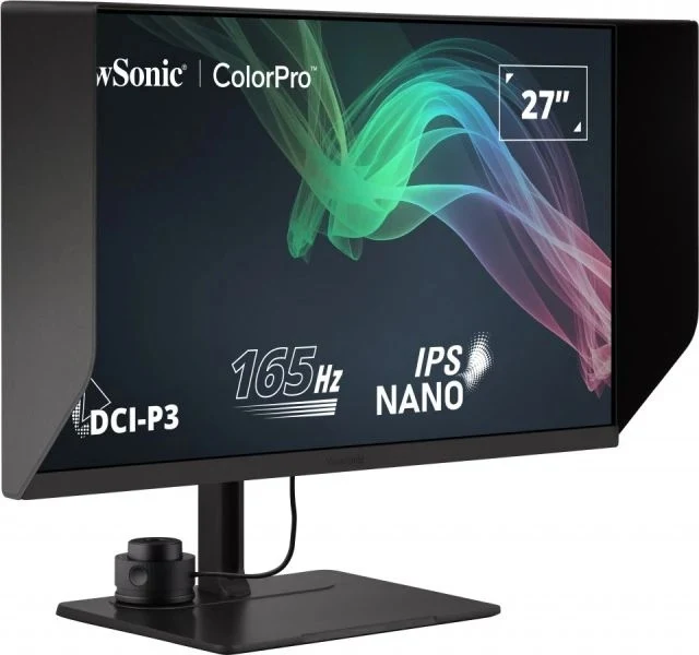 Viewsonic ColorPro VP2776 27" QHD 1440p 165Hz IPS Nano Color panel w/ Integrated Calibrator Pantone Validated Video Editing Monitor