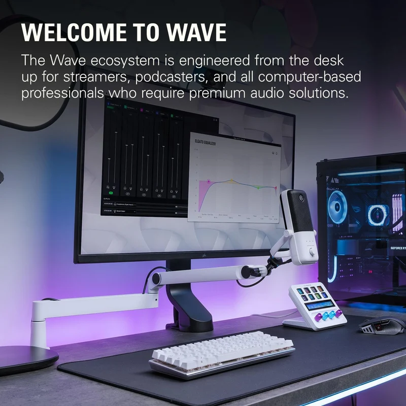 Elgato Wave Mic Arm LP (White)