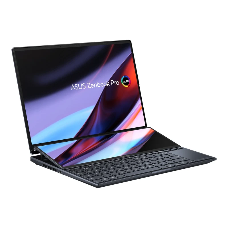 Asus Zenbook Pro 14 Duo OLED UX8402VV-P1051WS (Tech Black) | 14.5" 2.8K OLED (2880X1800) | I9-13900H | 32GB RAM | RTX 4060 | 1TB SSD | Windows 11 Home | MS Office Home & Student 2021 | Asus BP1504 Casual Backpack | Asus Stand