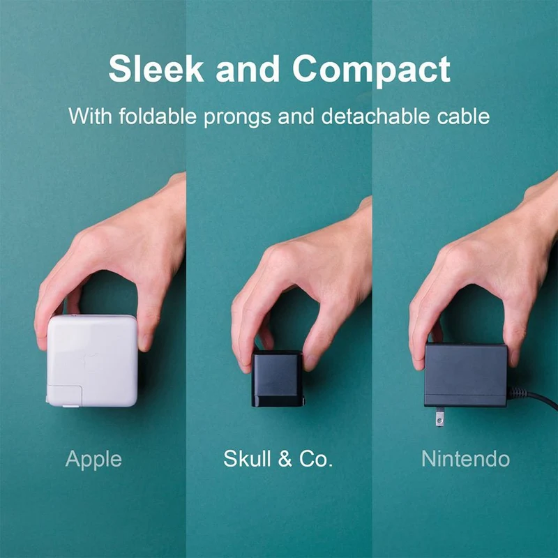 Skull & Co. Gan AC Adapter (2 Prongs Only) (Nsac)
