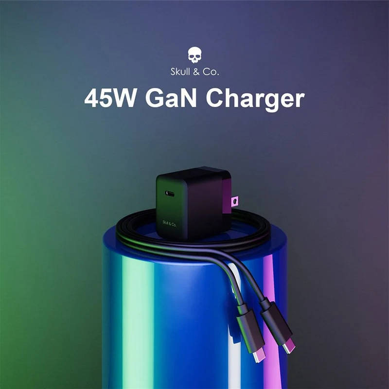 Skull & Co. Gan AC Adapter (2 Prongs Only) (Nsac)