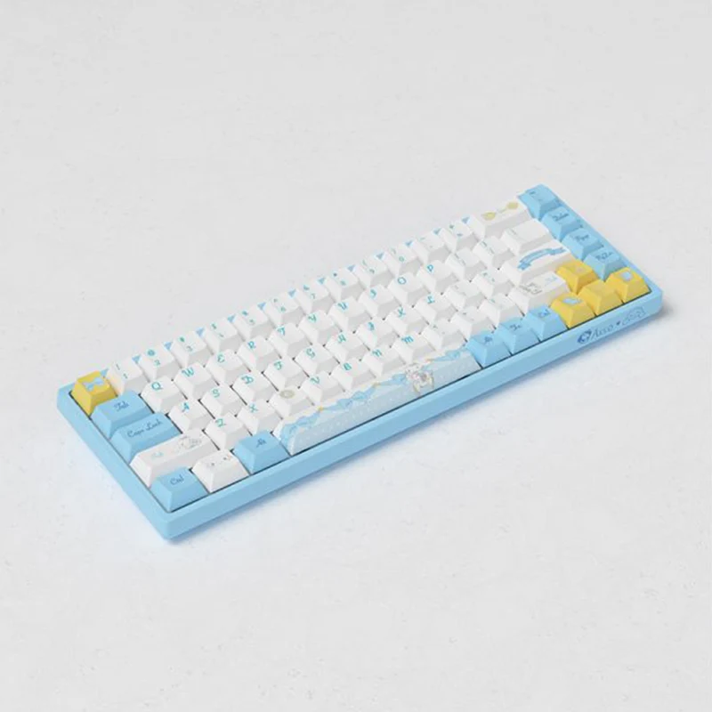 Akko Cinnamoroll 3068B Plus Multi-Modes RGB Hot-Swappable Mechanical Keyboard (Akko CS Jelly Pink)