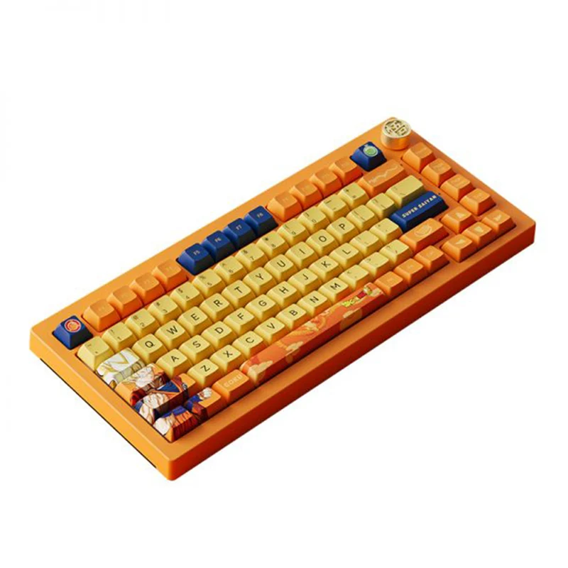 Akko Dragon Ball Super Goku 5075B Plus Multi-Modes RGB Hot-Swappable Mechanical Keyboard (Akko CS Crystal)