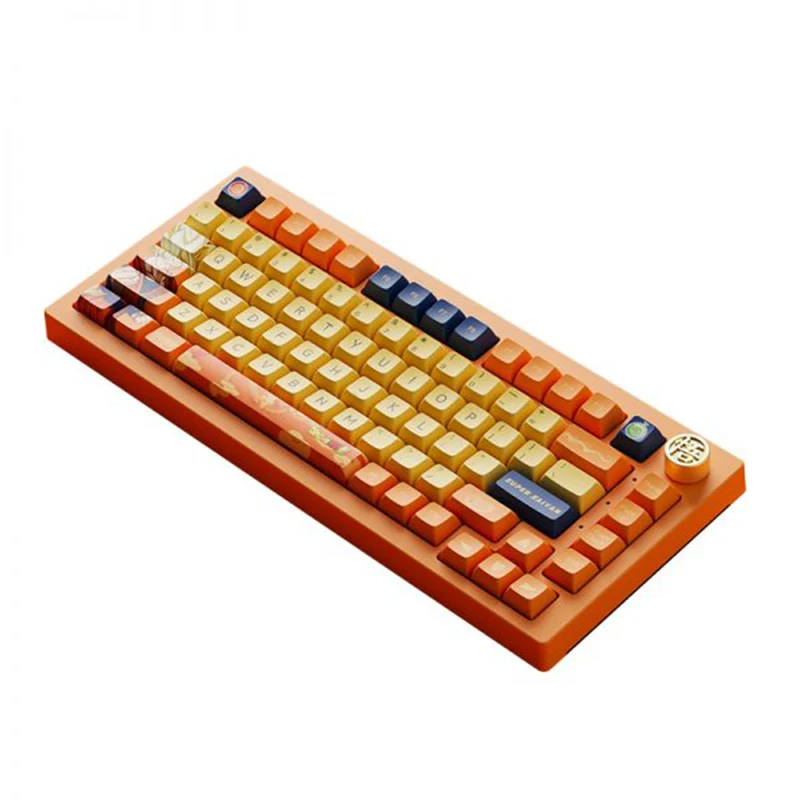 Akko Dragon Ball Super Goku 5075B Plus Multi-Modes RGB Hot-Swappable Mechanical Keyboard (Akko CS Crystal)
