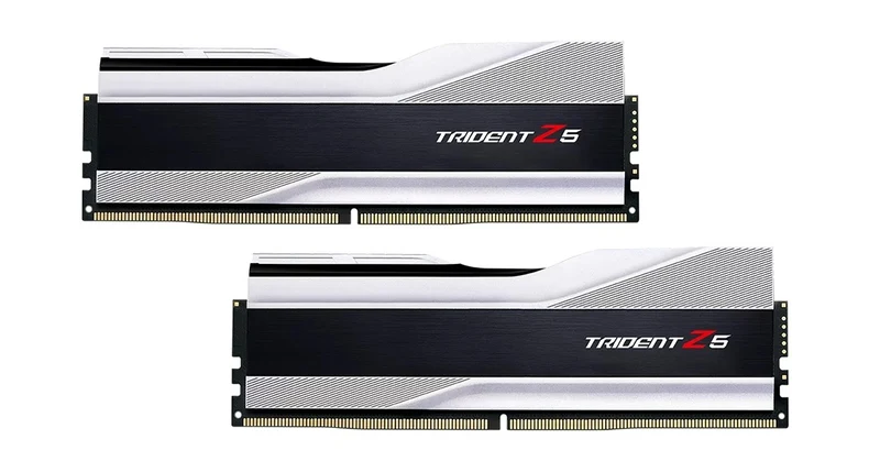 G.Skill Trident Z5 32GB (2X16GB) DDR5 Intel XMP 5600MHZ CL36-36-36-89 1.20V Desktop Memory (Silver) (F5-5600J3636C16GX2-TZ5S)