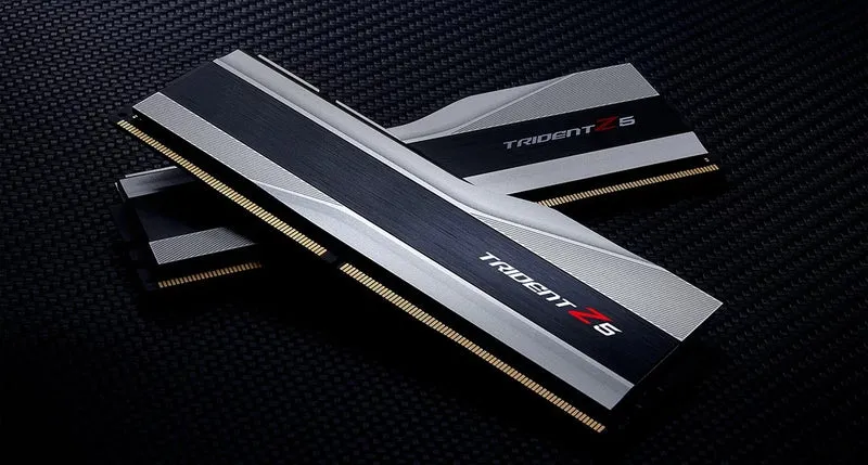 G.Skill Trident Z5 32GB (2X16GB) DDR5 Intel XMP 5600MHZ CL36-36-36-89 1.20V Desktop Memory (Silver) (F5-5600J3636C16GX2-TZ5S)