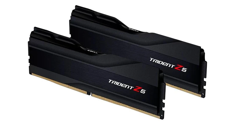 G.Skill Trident Z5 32GB (2X16GB) DDR5 Intel XMP 5600MHZ CL36-36-36-89 1.20V Desktop Memory (Matte Black) (F5-5600J3636C16GX2-TZ5K)