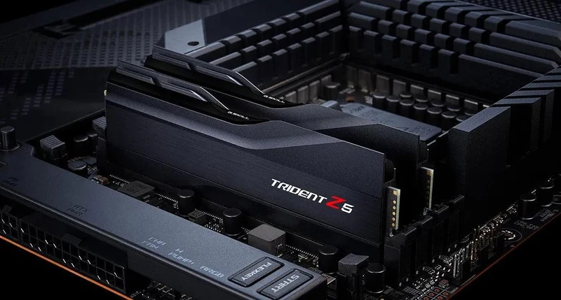 G.Skill Trident Z5 32GB (2X16GB) DDR5 Intel XMP 5600MHZ CL36-36-36-89 1.20V Desktop Memory (Matte Black) (F5-5600J3636C16GX2-TZ5K)
