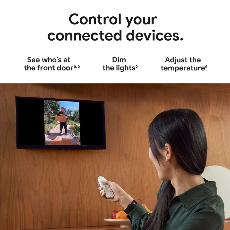 Google Chromecast HD With Google TV (Snow)