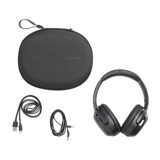 JBL Tour One M2 True Adaptive Noise Cancelling Over-Ear Wireless Headphones (Black)