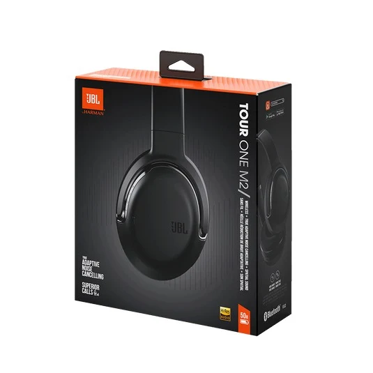 JBL Tour One M2 True Adaptive Noise Cancelling Over-Ear Wireless Headphones (Black)