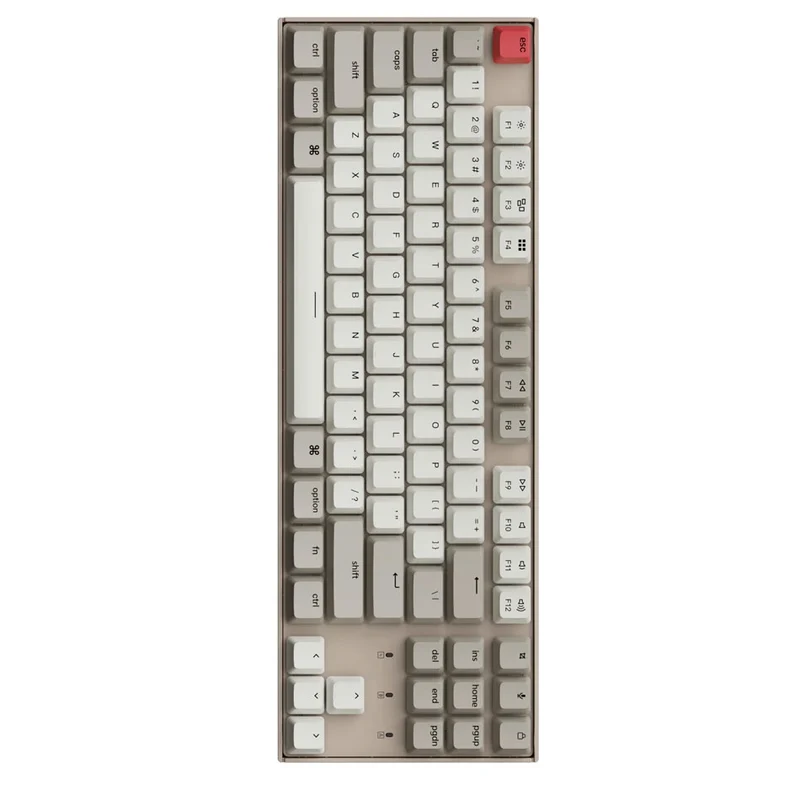 Keychron K8 Non-Backlight Hot-Swappable Tenkeyless Wireless Mechanical Keyboard (Brown Switch) (K8K3)